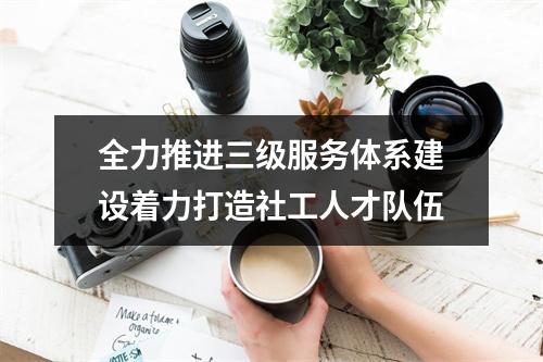 全力推进三级服务体系建设着力打造社工人才队伍
