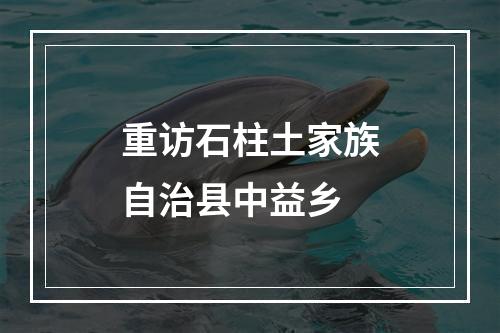 重访石柱土家族自治县中益乡