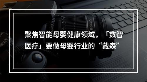聚焦智能母婴健康领域，「数智医疗」要做母婴行业的“戴森”