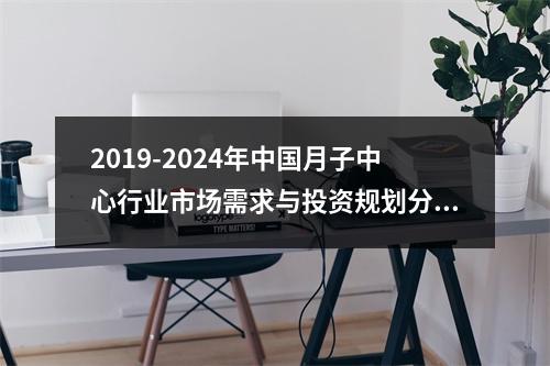 2019-2024年中国月子中心行业市场需求与投资规划分析报告