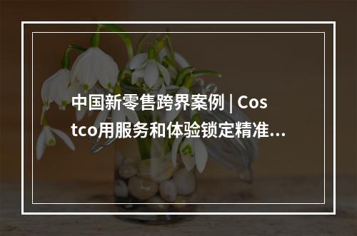 中国新零售跨界案例 | Costco用服务和体验锁定精准用户