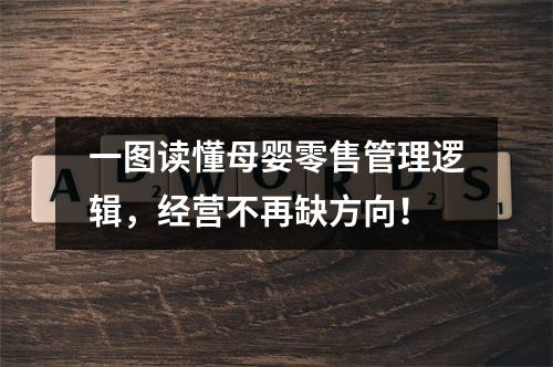 一图读懂母婴零售管理逻辑，经营不再缺方向！