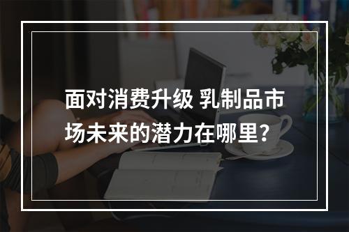 面对消费升级 乳制品市场未来的潜力在哪里？