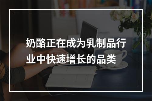 奶酪正在成为乳制品行业中快速增长的品类