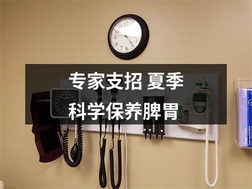 专家支招 夏季科学保养脾胃