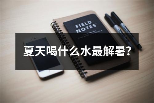 夏天喝什么水最解暑？