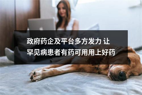 政府药企及平台多方发力 让罕见病患者有药可用用上好药